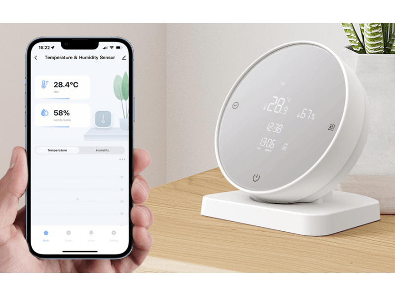 Avatto WHS20 Hőmérséklet- és páratartalom érzékelő