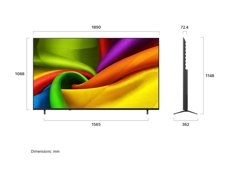 LG 85NU850B3LA 85
