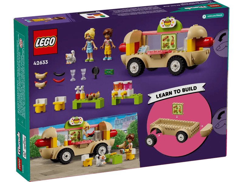 LEGO® Friends Hot dog árus büfékocsi (42633)