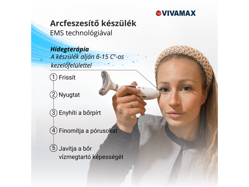 Vivamax Arcfeszesítő készülék EMS technológiával (GYVAK2)