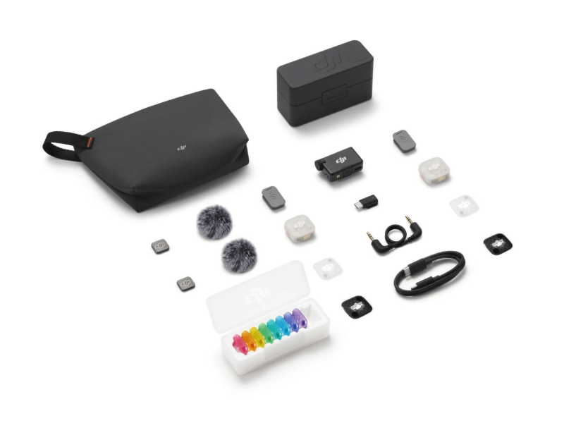 DJI Mic Mini 2S (2TX+1RX+Charging Case) Mikrofon szett (CP.RN.00000538.01)