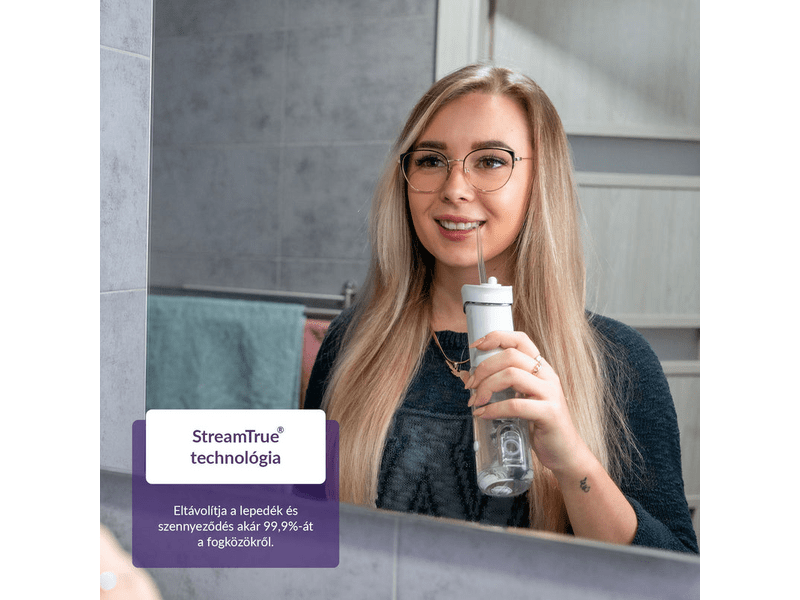 TrueLife AquaFloss Mini M50 szájzuhany, fehér