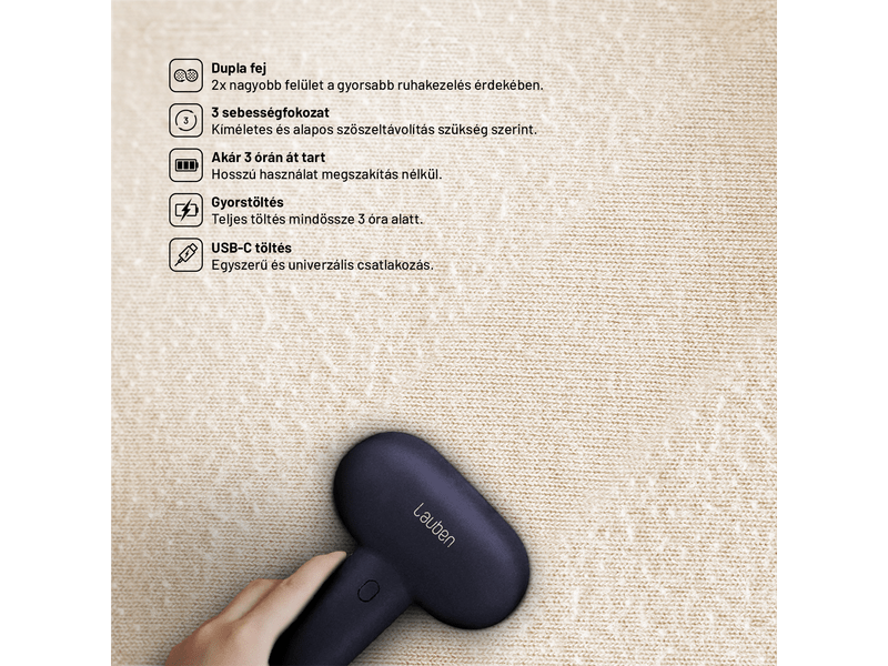 Lauben Dual 4AT Szöszeltávolító (LBLRMLRD4ATAA)