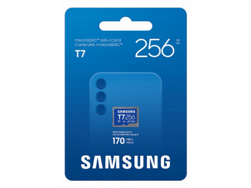 Samsung T7 C10 microSD memorijska kartica, 256 GB (MB-MB256T/WW)