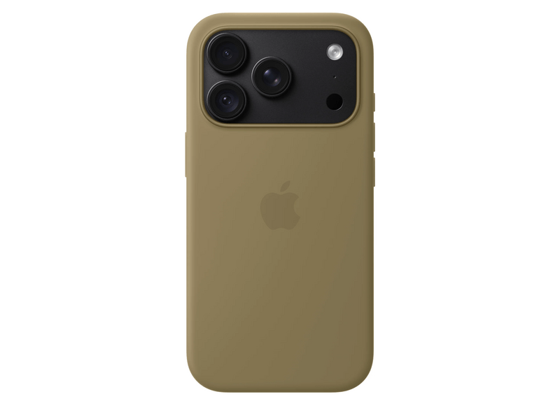 Apple iPhone 18 Pro szilikon tok, MagSafe-rögzítésű, olíva (MK8V4ZM/A)