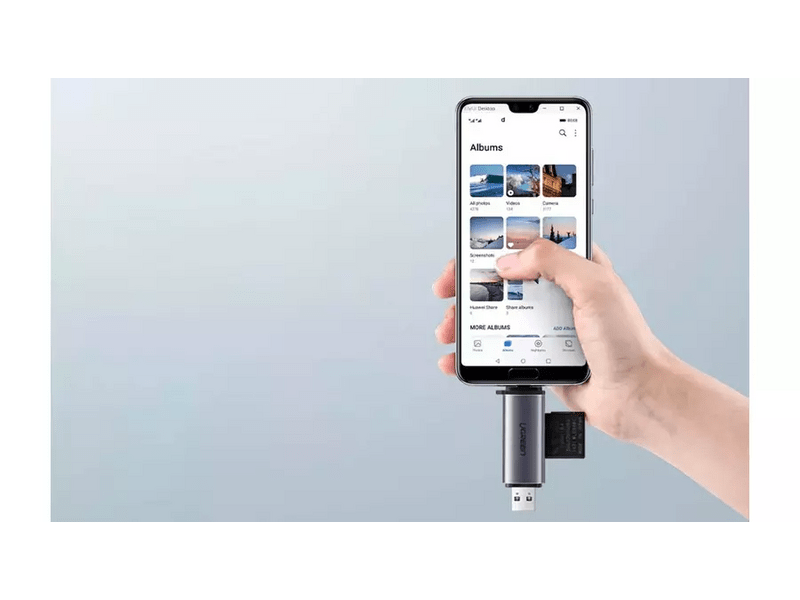 Ugreen CM304 USB/ Type-C Kártyaolvasó