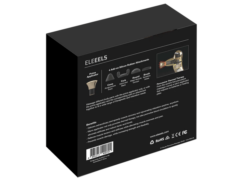 ELEEELS P1 Masszázspisztoly, arany