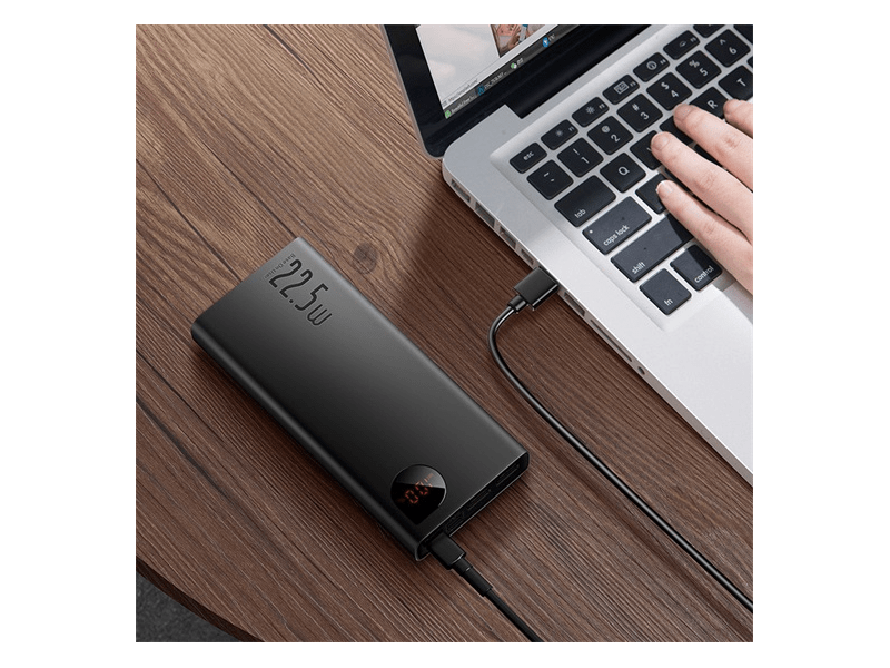 Baseus Adaman Metal gyorstöltő powerbank 20000 mAh, 22.5W (PPAD070101)