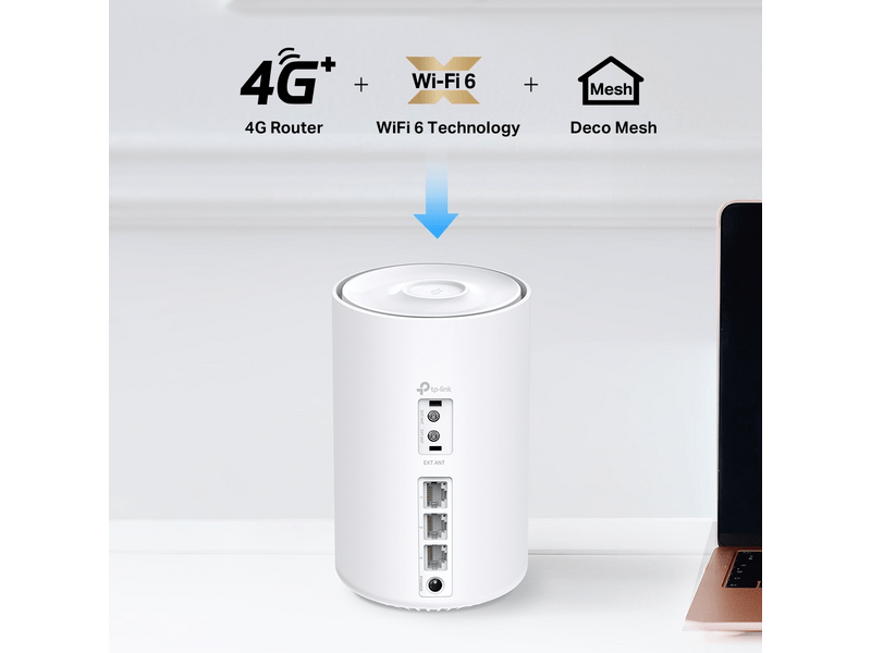 TP-Link Deco X10-4G 4G+ AX1500 Whole Home Mesh WiFi 6 Gateway