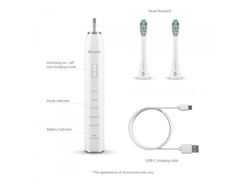 TrueLife SonicBrush Clean30 Elektromos fogkefe