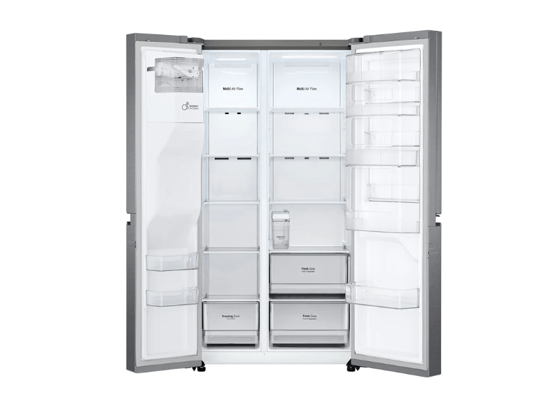 LG GSJV31DSXF Side-by-Side Hűtőszekrény, 634L, Grafit