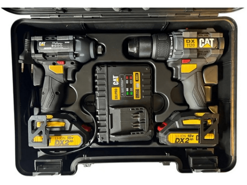 CAT DXK201 Power+ 18V 2in1 Akkus ütvefúró + ütvecsavarozó szett