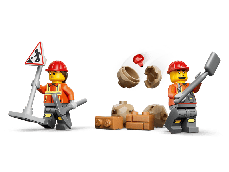 LEGO® City Sárga árokásó-rakodó (60480)
