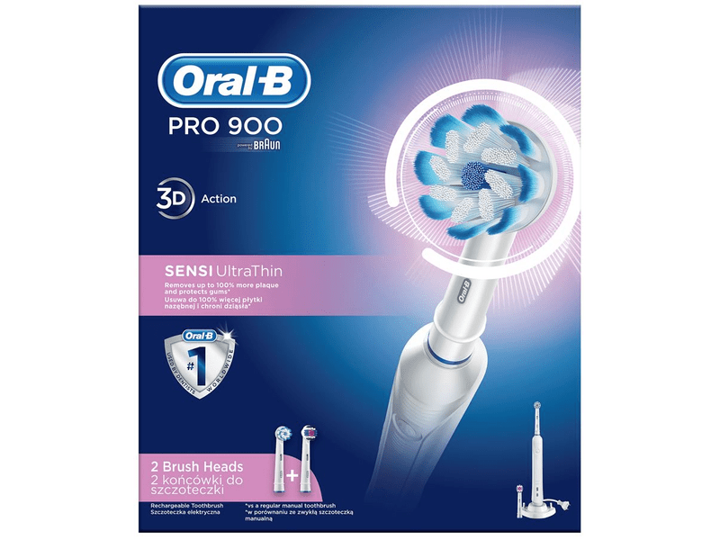 Oral-B PRO 900 Sensi fejjel, fehér