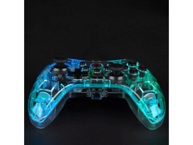 Konix Crystal Nintendo Switch/PC Vezeték Nélküli kontroller, átlátszó (KX-SW-GP-CRYSTAL)
