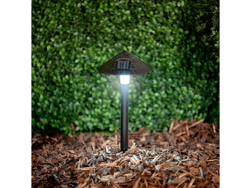 Grundig Solar leszúrható kerti lámpa, hidegfehér LED