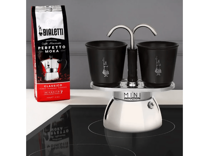 Bialetti 7310 Mini Express Indukciós kotyogós kávéfőző szett