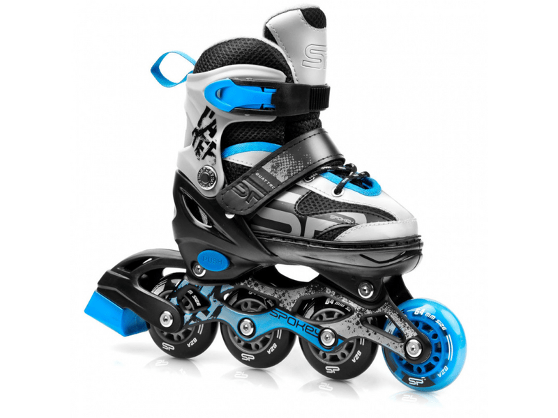 Spokey Quattro 4in1 állítható korcsolya, kék, 38-41