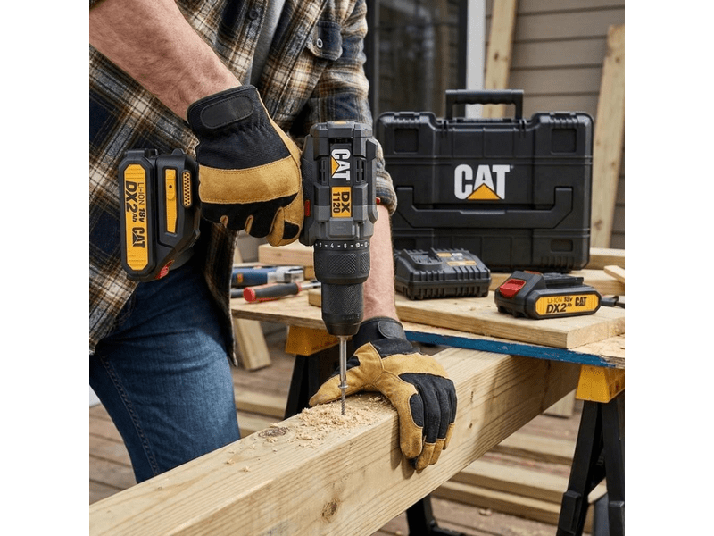 CAT DX1120 Power+ 18V Ütvefúró-csavarozó szett