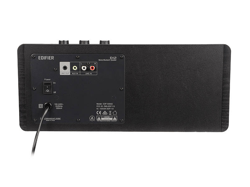 Edifier D12 hangszóró, fekete