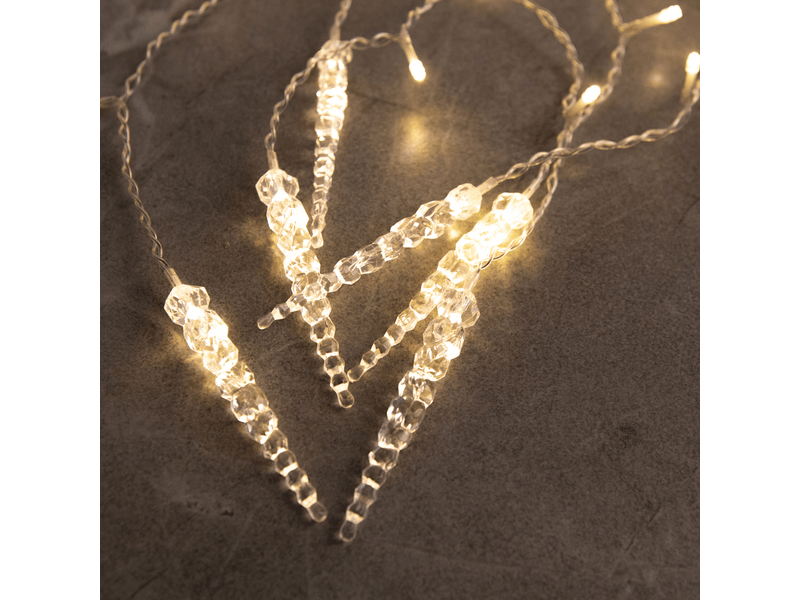 Family LED-es fényfüggöny - jégcsappal