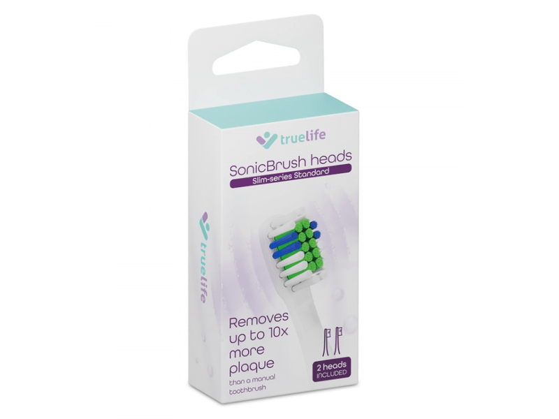 TrueLife SonicBrush Slim-series heads Standardfehér, 2 darab (TLATASLHSD2WA)