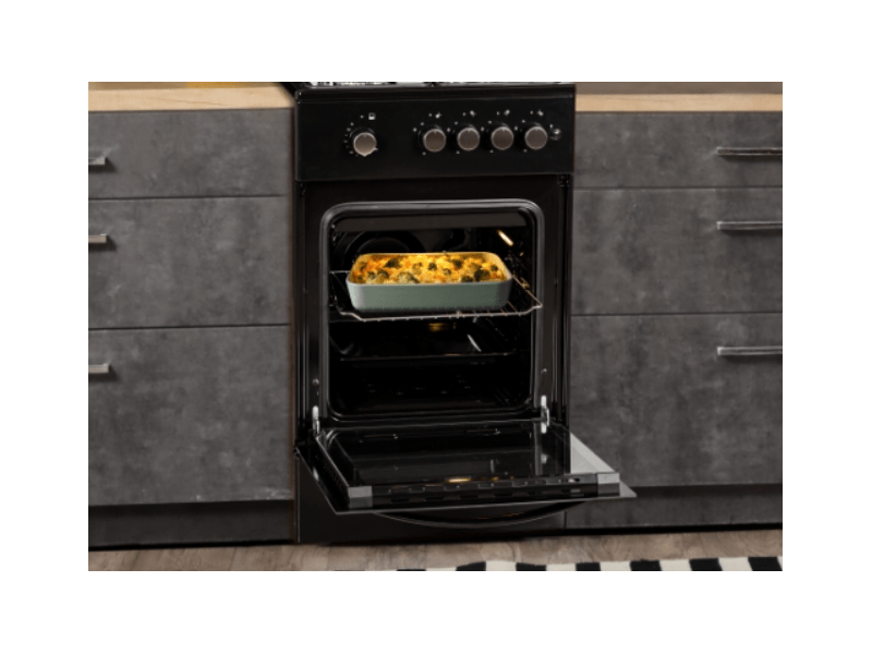 MPM MPM-56-KGF-21B Gáztűzhely, fekete