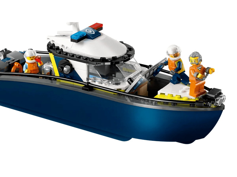LEGO® City Üldözés rendőrségi csónakkal (60456)