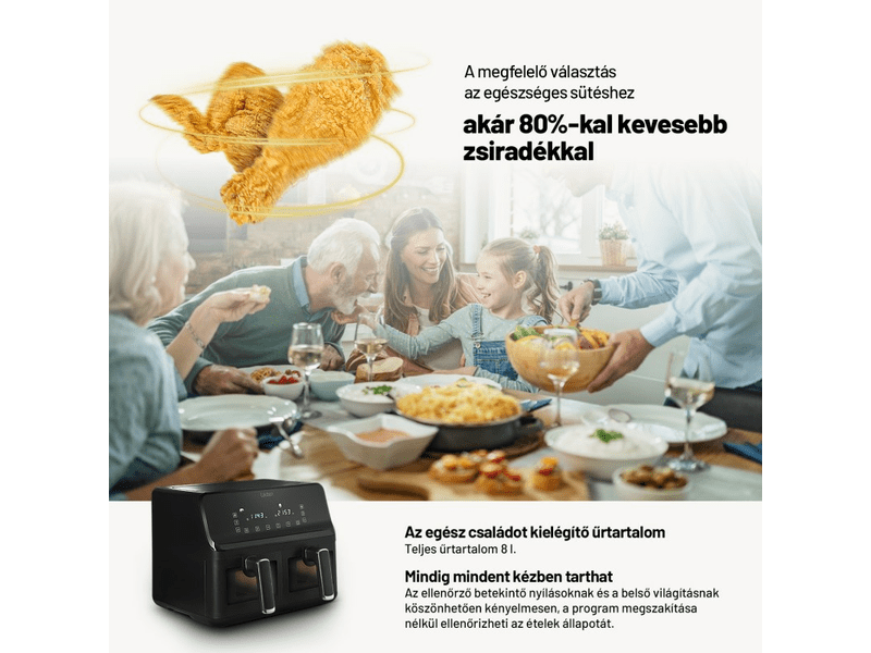 Lauben DualZone® 8000BC Air Fryer