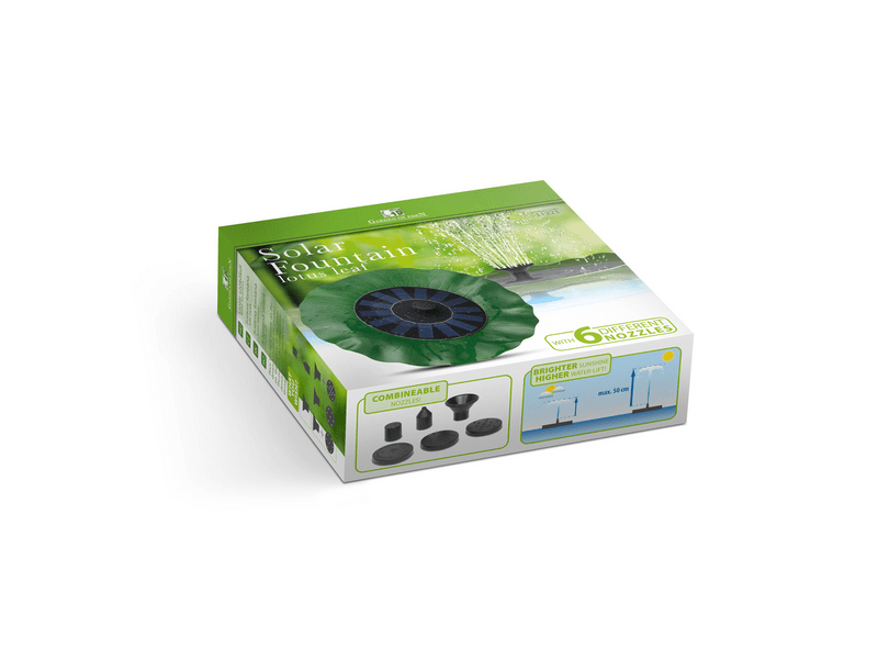 Garden of Eden 11223 Szolár szökőkút - lótuszlevél