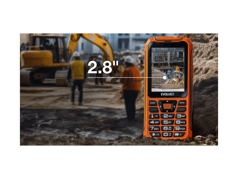 Evolveo StrongPhone Z6 Mobiltelefon, narancssárga (SGM SGP-Z6-OR)