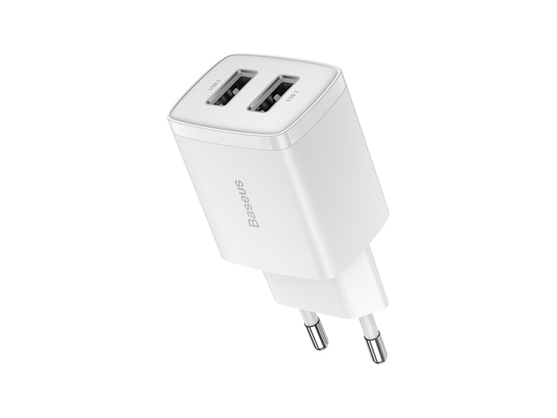 Baseus Compact hálózati töltő 10.5W, fehér