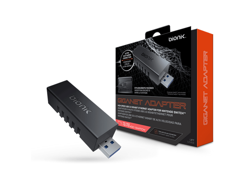 Bionik Nintendo Switch USB 3.0 Giganet Adapter (BNK-9018)