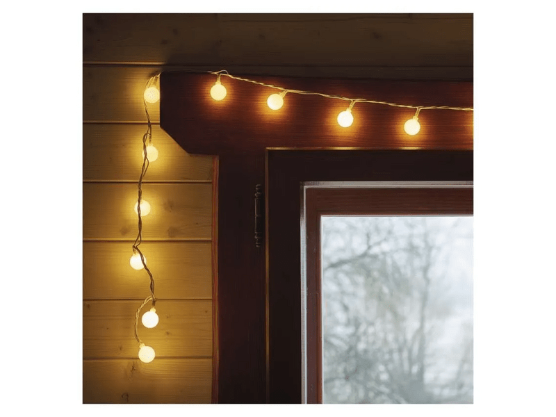 Emos LED fényfüzér, cseresznye, melegfehér, 4m (D5AW01)