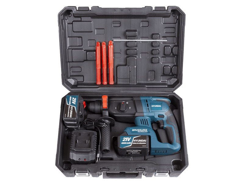 Hyundai HYD-3207-21VLi Akkus fúrókalapács, 2 db akkumulátorral