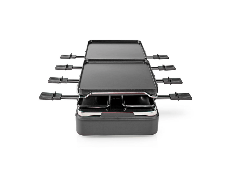 Nedis FCRA300FBK8 Gourmet/raclette grill, 8 személyes