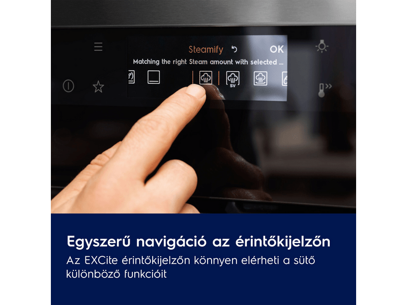 Electrolux EOB8S39WX Beépíthető gőzsütő