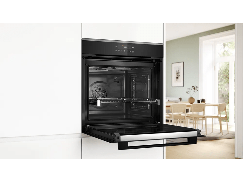 Bosch HQA272BB3 Beépíthető sütő+Bosch PUG61RAA5E Beépíthető indukciós főzőlap+Bosch DWK65DK60 Falra szerelhető páraelszívó