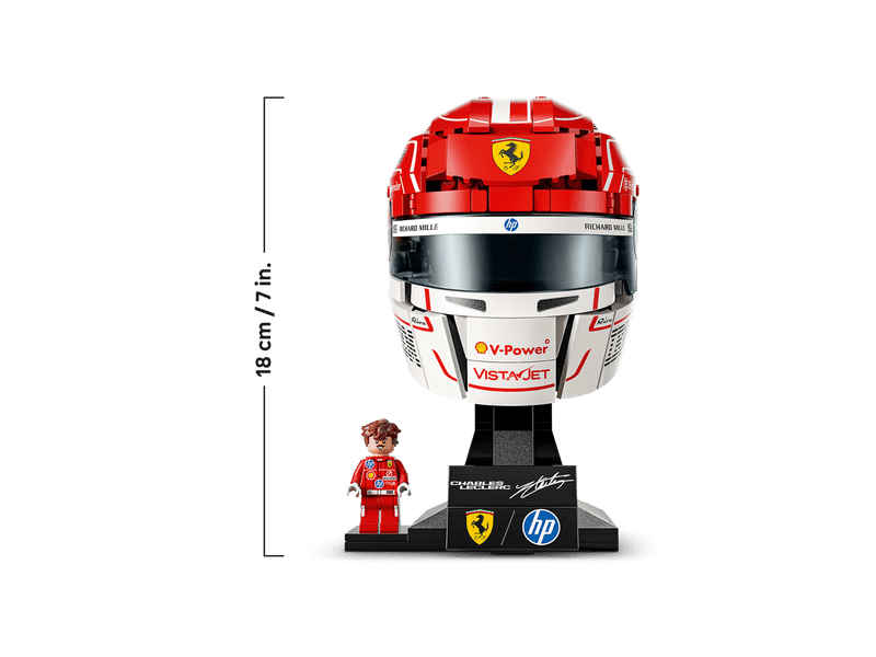LEGO® Editions Scuderia Ferrari HP Charles Leclerc sisakja (43014)