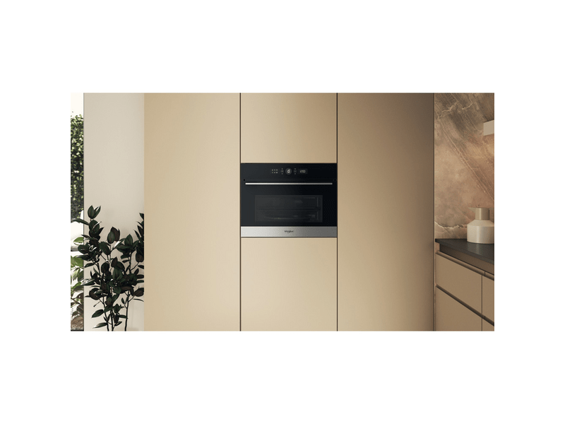 Whirlpool WMW57DHMX Beépíthető mikrohullámú sütő, inox