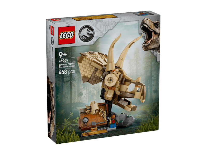 LEGO® Jurassic World Ostaci dinosaura: Lubanja Triceratopsa (76969)