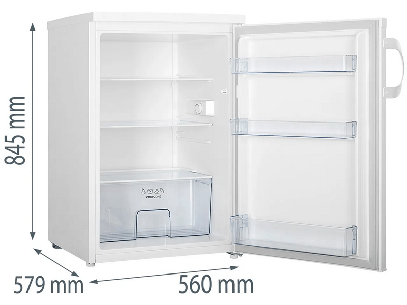 Gorenje R49DPW Egyajtós hűtőszekrény, fehér