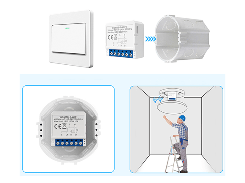 Avatto WSM16-W4 TUYA intelligens Wi-Fi fali kapcsoló