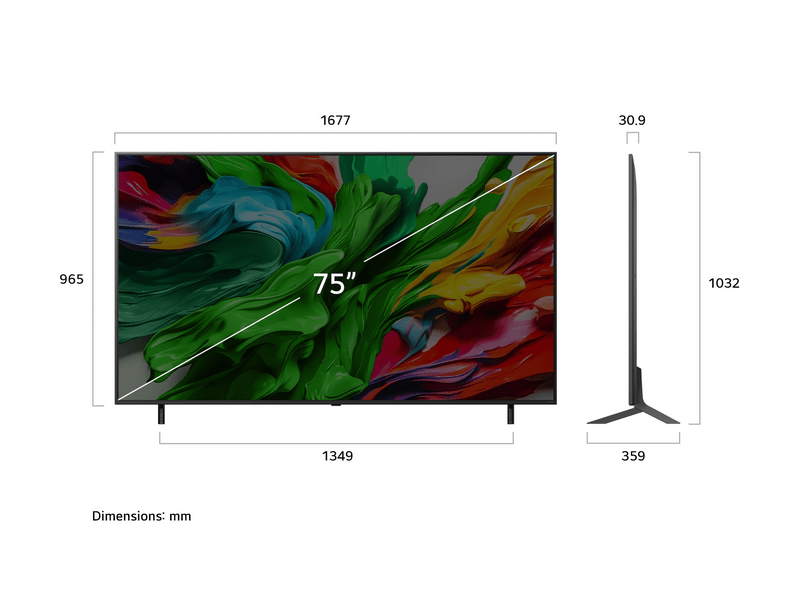 LG QNED evo AI 75QNED85A3C 75