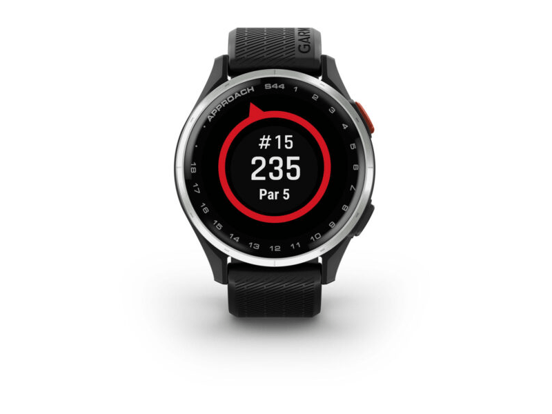 Garmin Approach S44 Okosóra, ezüst/fekete (010-03009-00)