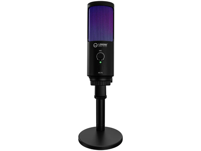 Lorgar SMP40 RGB Mikrofon, fekete (LRG-SMP40-BK)