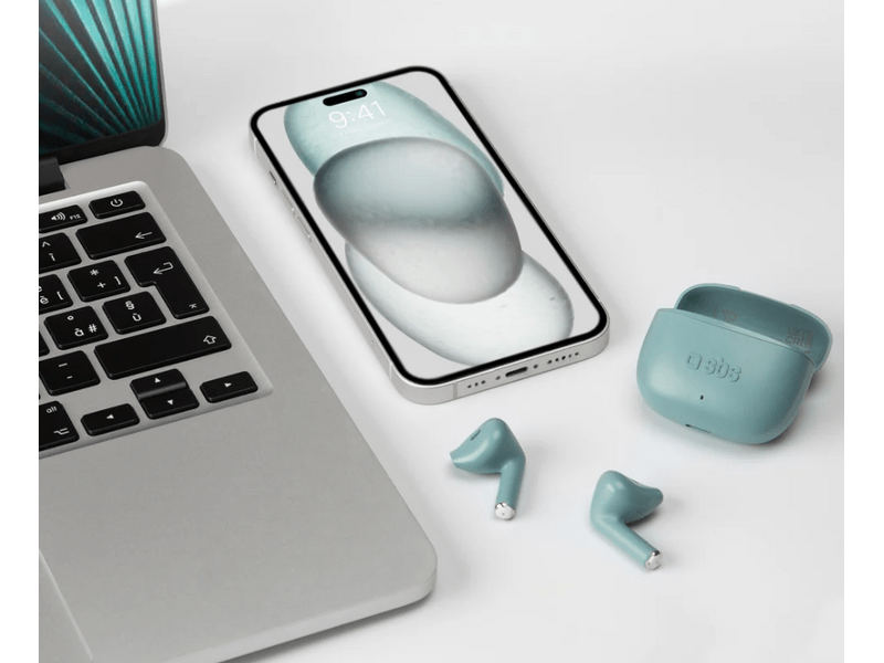 SBS Go Pods TWS Fülhallgató, zöld (TEEARTWSGOPODSP)