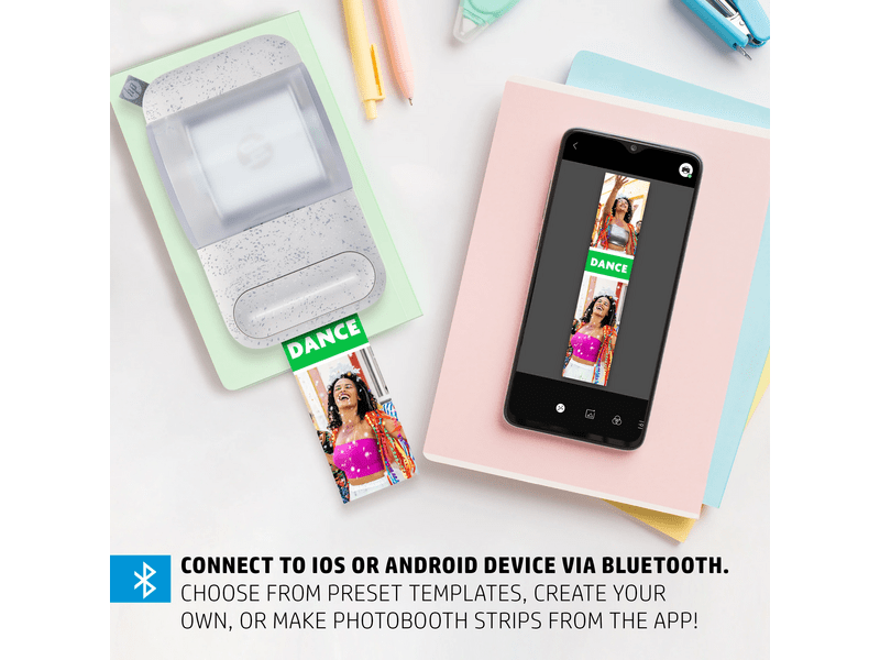 HP HPISPPANW Sprocket Panorama Fotónyomtató, fehér