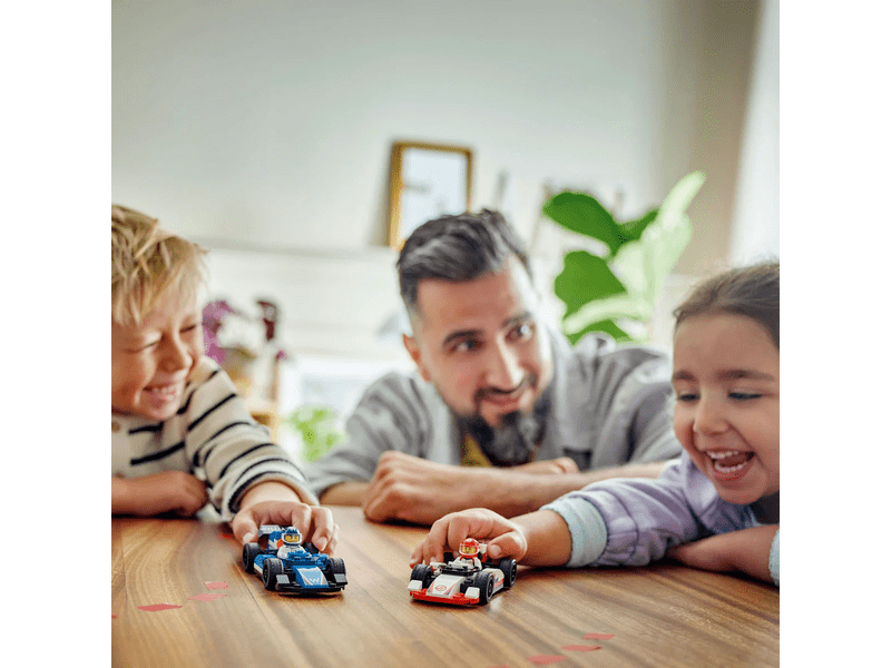 LEGO® City F1®-es Williams Racing és Haas F1® versenyautók (60464)