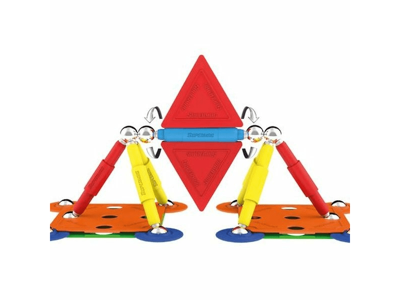 Supermag Projects Multicolor 45 db-os mágneses építőjáték (SMG 0651)